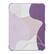 Front. Insignia™ - Folio Case for Apple iPad 10.9" (10th generation) - Purple Abstract.