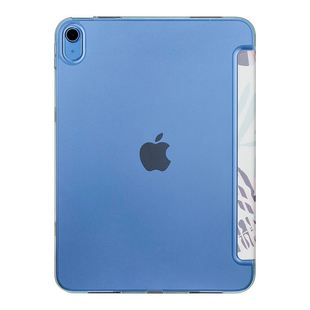 Alt View 11. Best Buy essentials™ - Folio Case for iPad 10th Gen 10.9" - Blue Leaf.