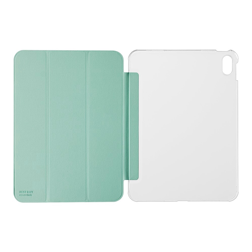 Alt View 14. Best Buy essentials™ - Folio Case for iPad 10th Gen 10.9" - Blue Leaf.