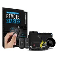 Compustar - 1-Way remote start kit with security - Installation Included - Black - Front_Zoom