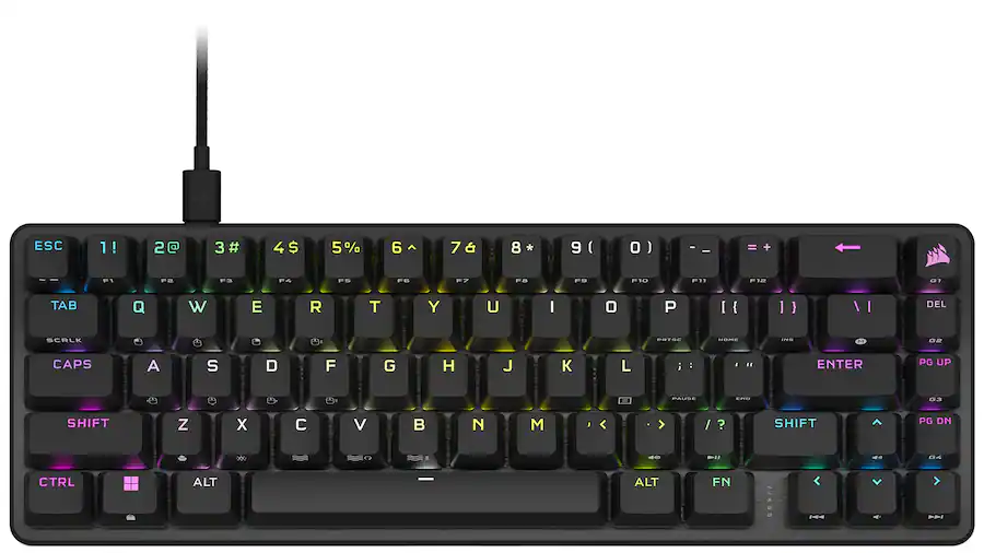 Mini Rgb Led Keyboard CORSAIR K65 PRO MINI RGB 65% Optical Mechanical Gaming Keyboard Backlit ...
