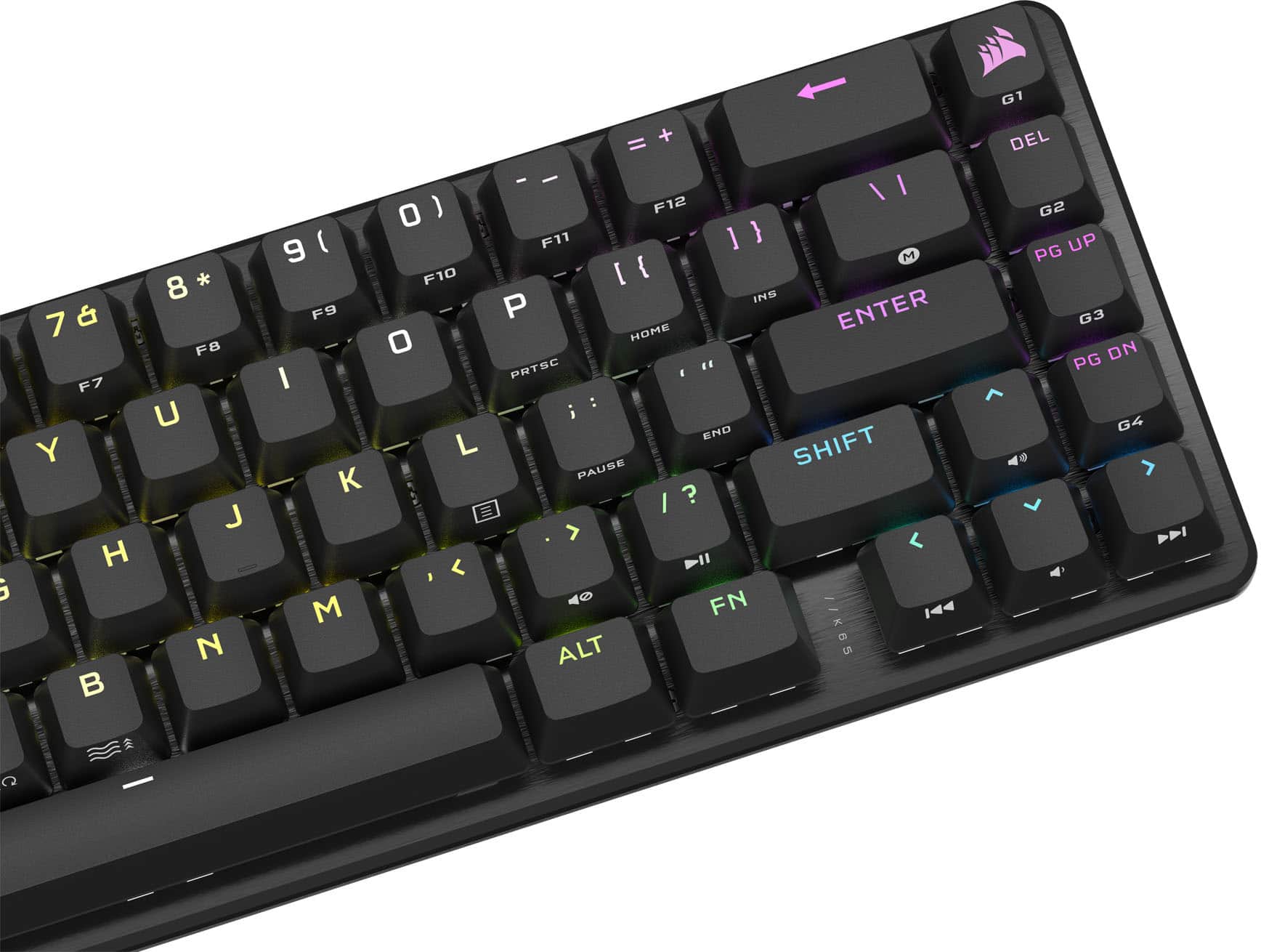 Alt View 21. CORSAIR - K65 PRO MINI RGB 65% Optical-Mechanical Gaming Keyboard Backlit RGB LED, OPX - Black.