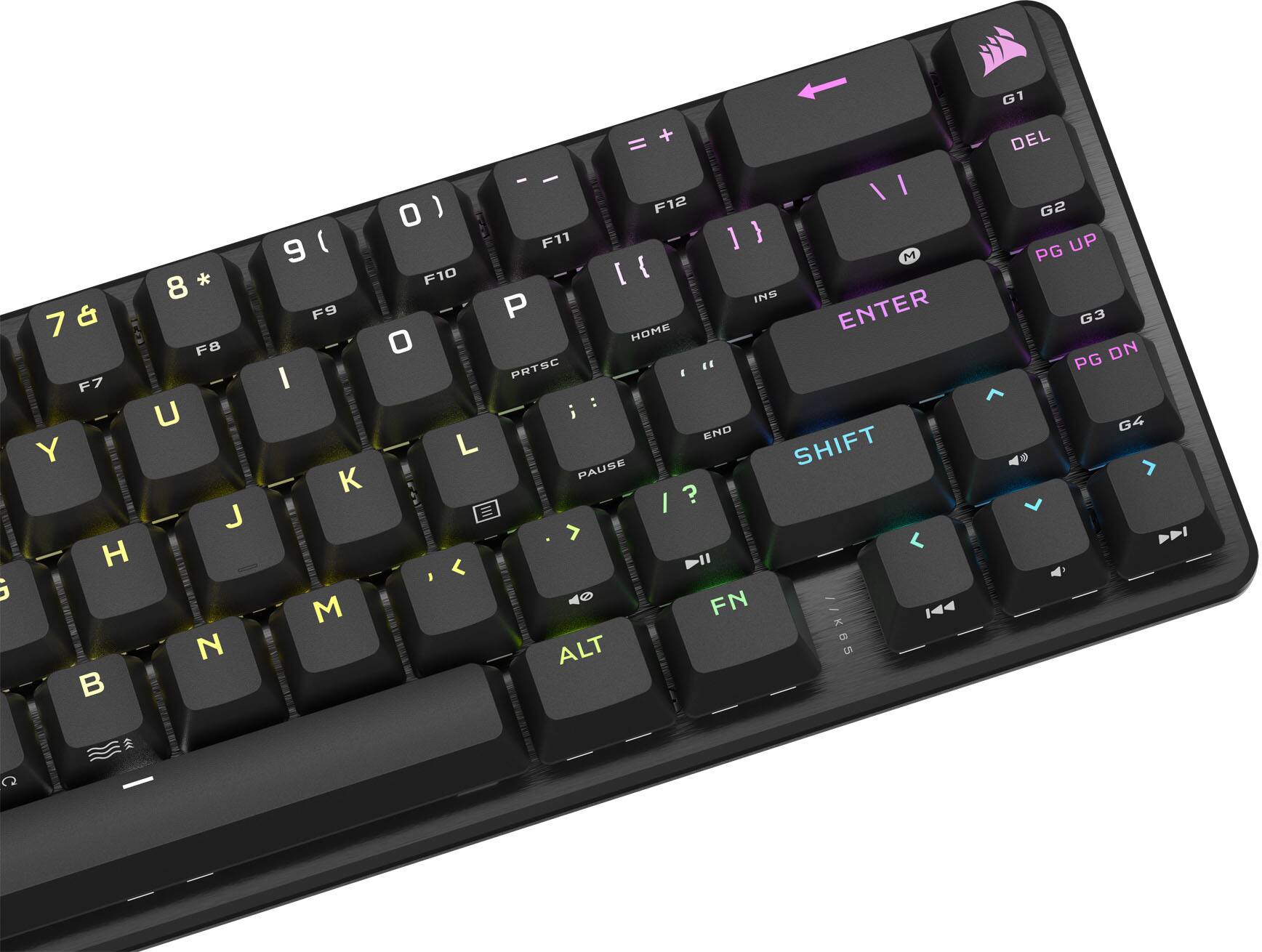 Alt View 21. CORSAIR - K65 PRO MINI RGB 65% Optical-Mechanical Gaming Keyboard Backlit RGB LED, OPX - Black.