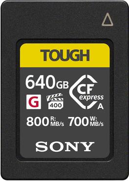 Sony - CEAG640T 640 GB CFexpress Type A Memory Card