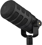 RØDE - PodMic USB - Versatile Dynamic Broadcast Microphone - Black