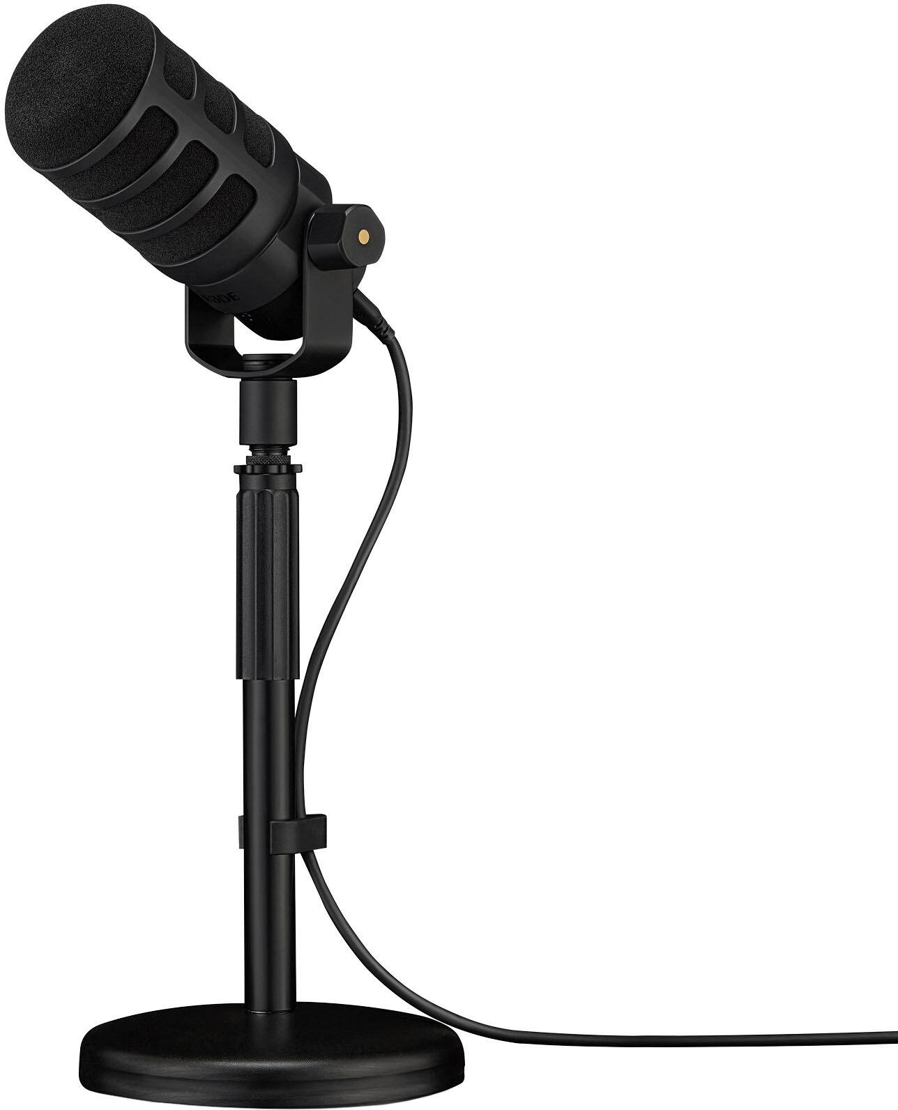 Alt View 17. RØDE - PodMic USB - Versatile Dynamic Broadcast Microphone - Black.