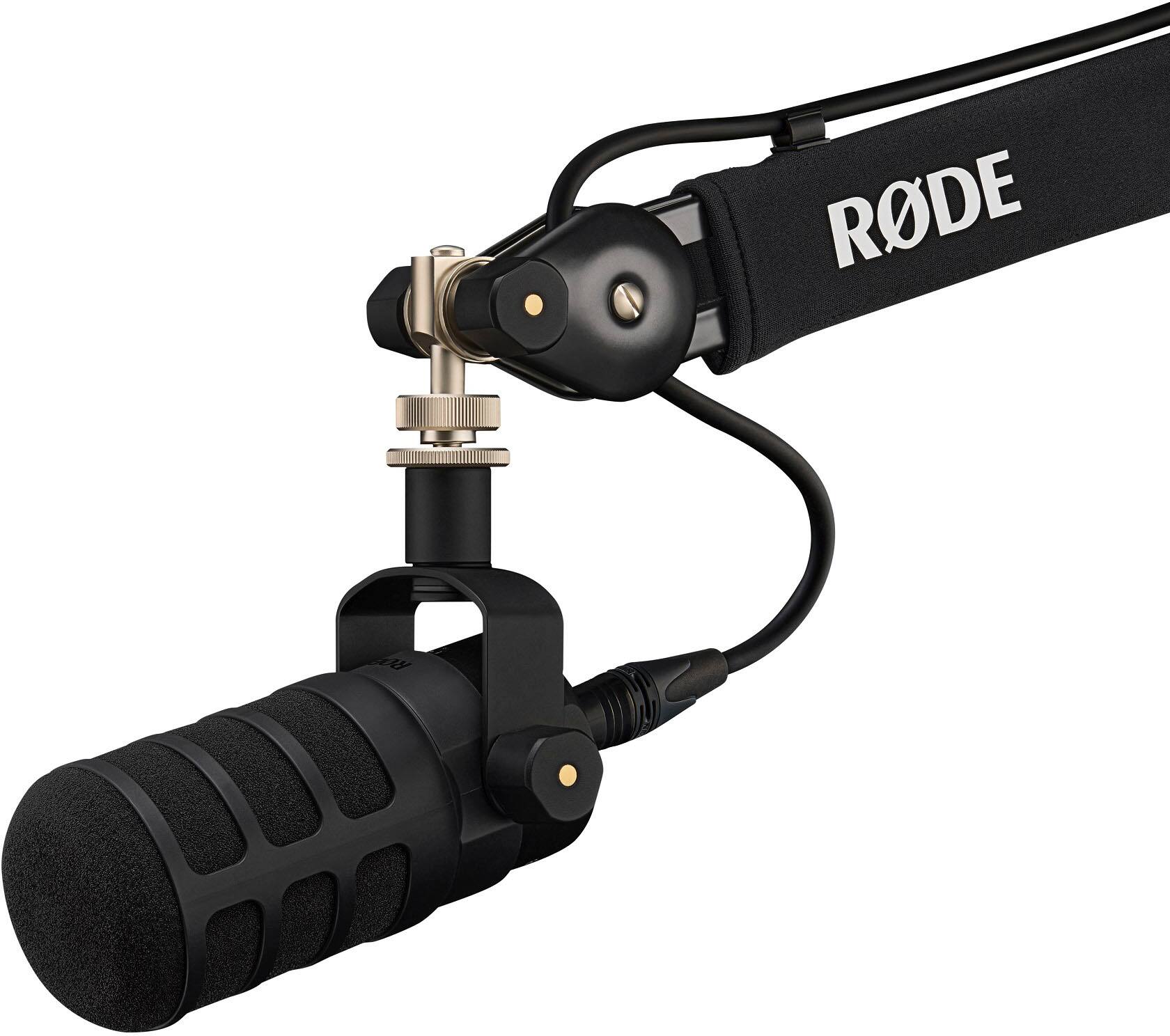 Alt View 18. RØDE - PodMic USB - Versatile Dynamic Broadcast Microphone - Black.