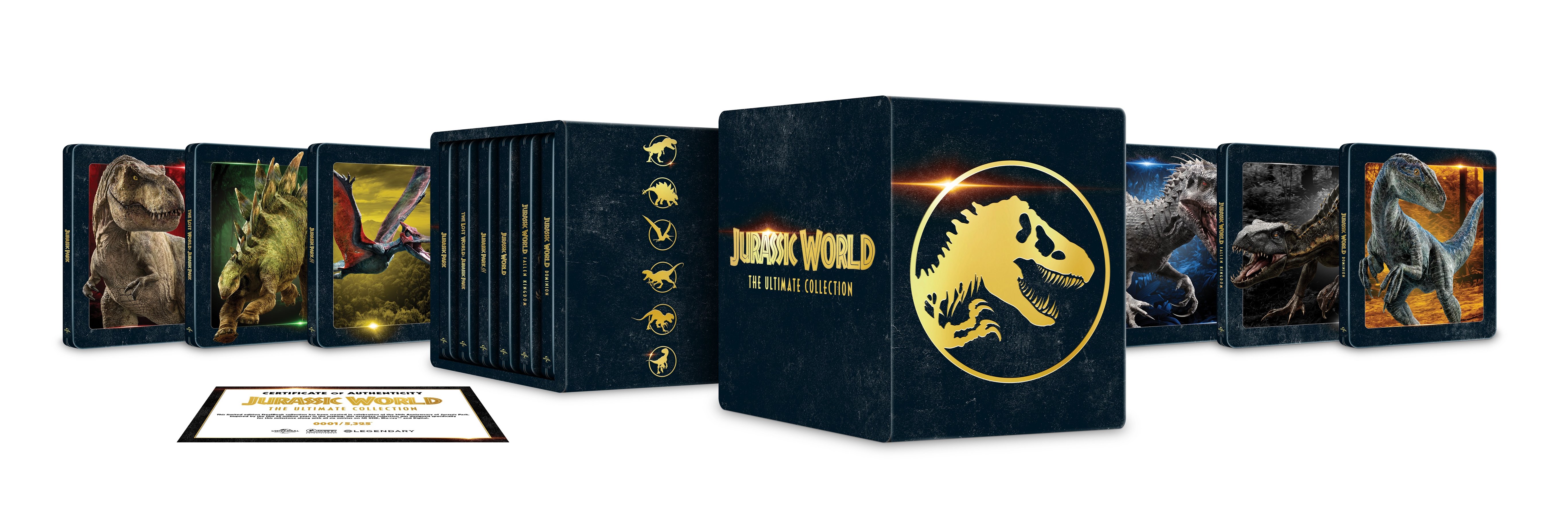 Jurassic World: The Ultimate Collection [SteelBook] [4K Ultra HD Blu-ray/Blu-ray] [Only at Best Buy]