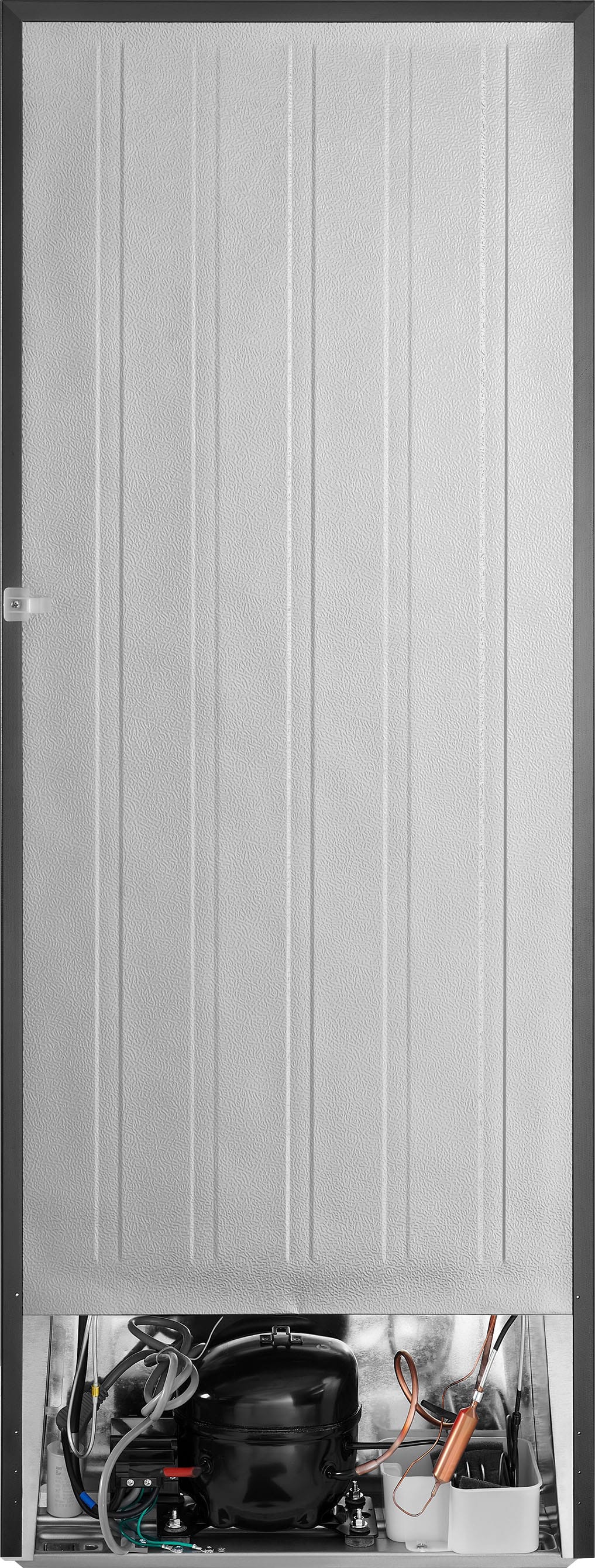 Alt View 16. Insignia™ - 7 Cu. Ft. Garage Ready Upright Convertible Freezer with ENERGY STAR Certification - Stainless Steel Look.