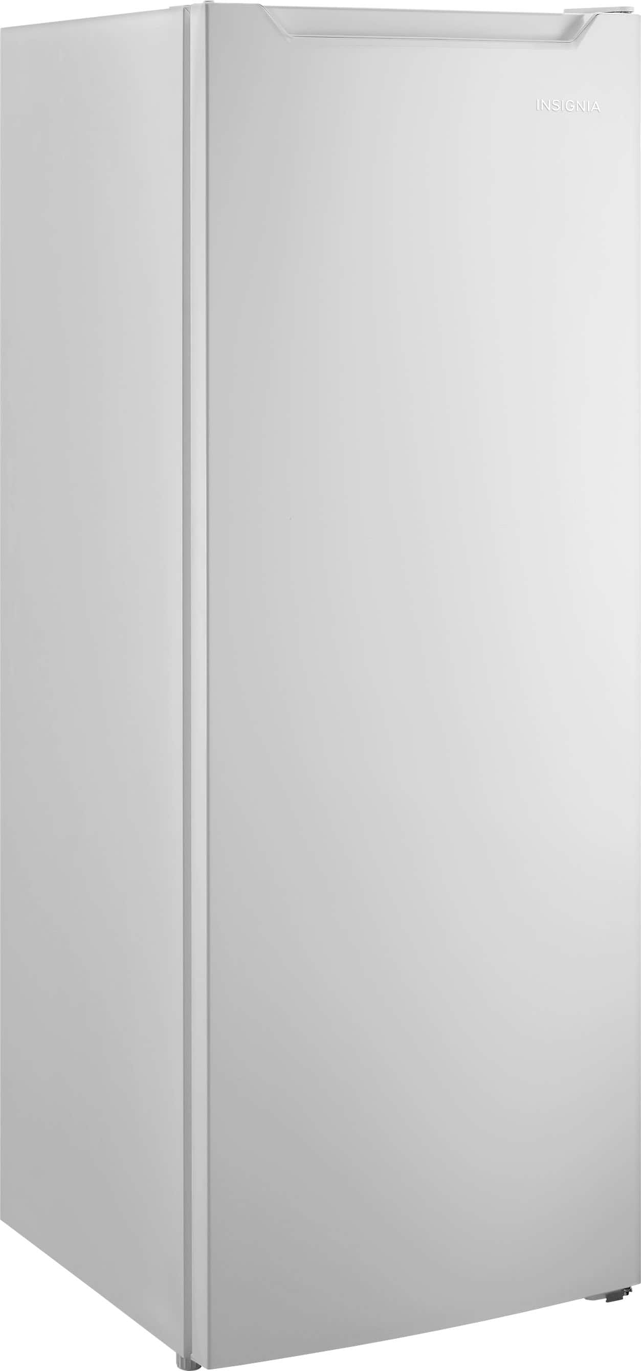 Angle. Insignia™ - 7 Cu. Ft. Garage Ready Upright Convertible Freezer with ENERGY STAR Certification - White.