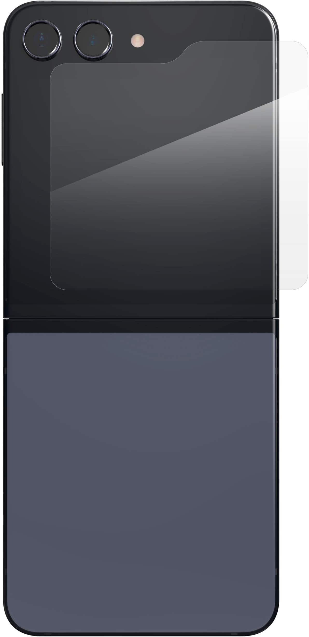 Alt View 11. ZAGG - InvisibleShield Glass+ Defense Screen Protector for Samsung Galaxy Z Flip5 - Clear.