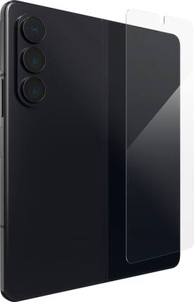 Angle. ZAGG - InvisibileShield Glass+ Defense Screen Protector for Samsung Galaxy Z Fold5 - Clear.