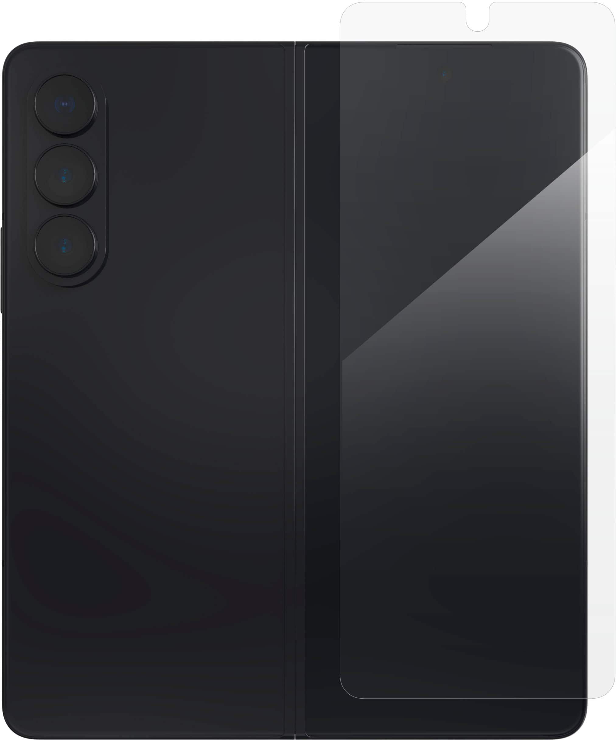 Alt View 11. ZAGG - InvisibileShield Glass+ Defense Screen Protector for Samsung Galaxy Z Fold5 - Clear.