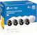 tp-link | tapo Smart. Secure. Wire-Free Indoor/Outdoor Easy. Camera Security TC85 4 Pack 2K QHD 20 Up to 300-Day Battery Life Adjustable Full-Color Magnetic Base Smart Al Vision Night Detection