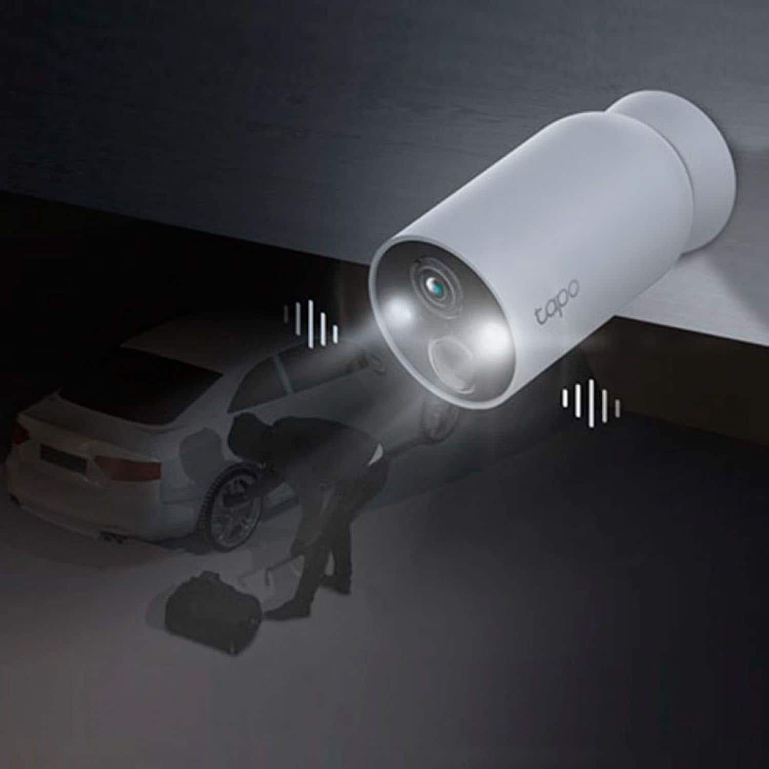 Alt View 14. TP-Link - Tapo Wire-Free Indoor/Outdoor Cameras with up to 300 days of Battery Life and Magnetic Base (4-Pack) - No Monthly Fees - White.