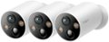 Front. TP-Link - Tapo Wire-Free MagCam 3-pack 2K HD Indoor/Outdoor Cameras with Up to 300 days of power and Magnetic Base - White.