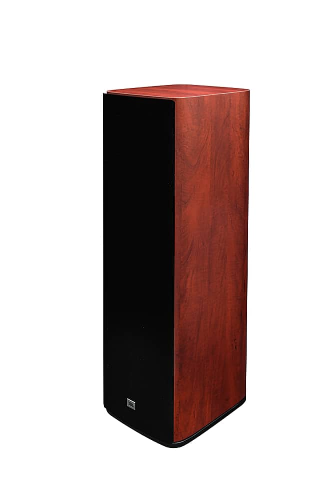 Back View: JBL - Studio 690 Dual 8" 2.5-Way Compression Driver Floorstanding Loud Speaker (Each) - Wood