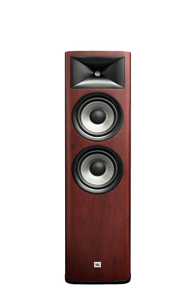 JBL - Studio 690 Dual 8" 2.5-Way Compression Driver Floorstanding Loud Speaker (Each) - Wood - Front_Zoom