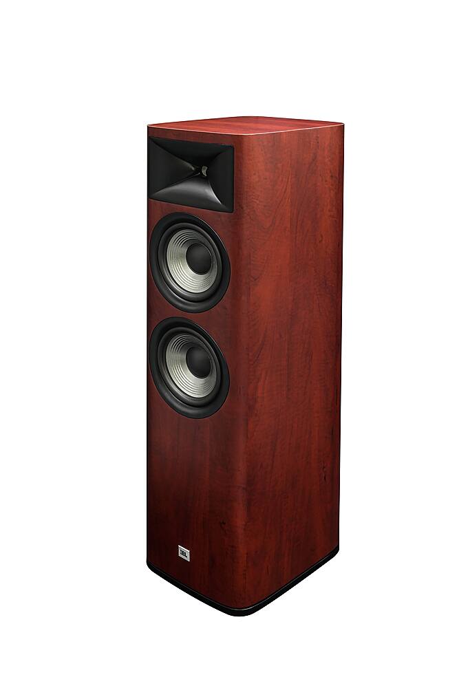 Left. JBL - Studio 690 Dual 8" 2.5-Way Compression Driver Floorstanding Loud Speaker (Each) - Wood.