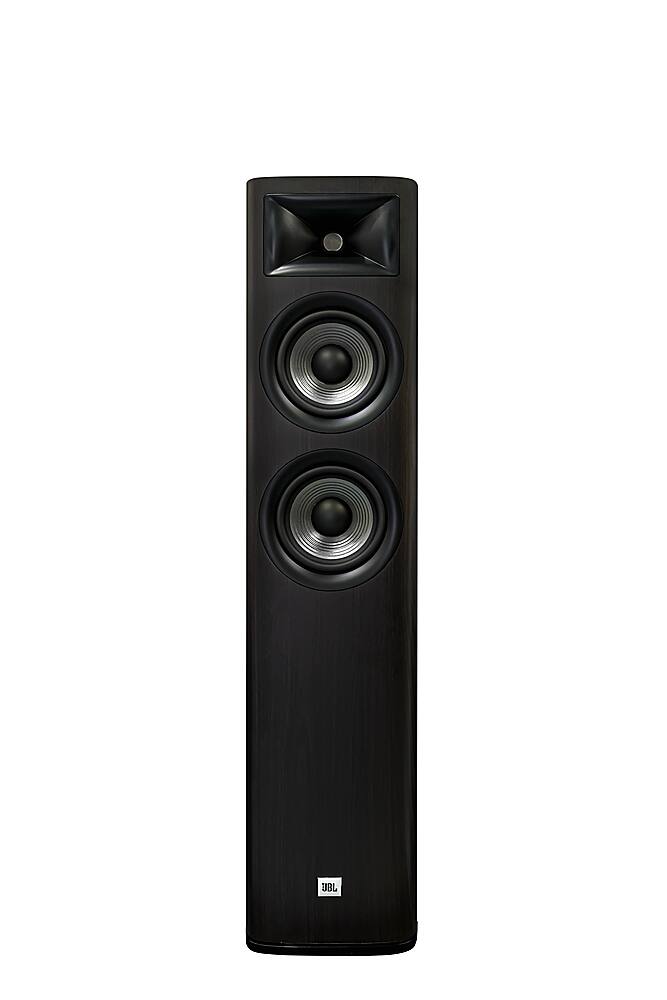 JBL - Studio 680 Dual 6.5" 2.5-Way Compression Driver Floorstanding Loud Speaker (Each) - Dark Wood