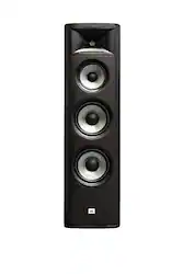 JBL - Studio 698 Dual 8" Woofer 6" Mid 3-Way Compression Driver Floorstanding Loud Speaker (Each) - Dark Wood - Front_Zoom