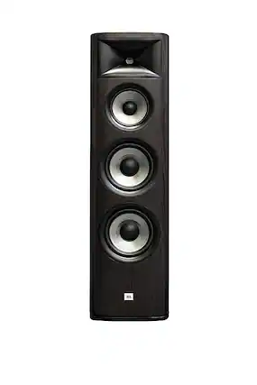 Front. JBL - Studio 698 Dual 8" Woofer 6" Mid 3-Way Compression Driver Floorstanding Loud Speaker (Each) - Dark Wood.