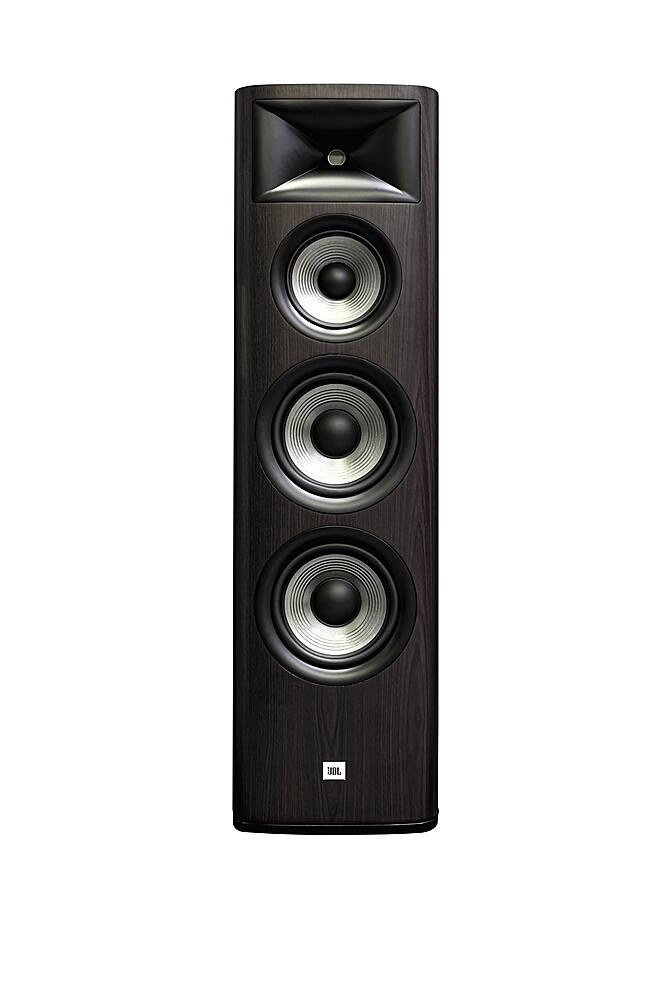 JBL - Studio 698 Dual 8" Woofer 6" Mid 3-Way Compression Driver Floorstanding Loud Speaker (Each) - Dark Wood