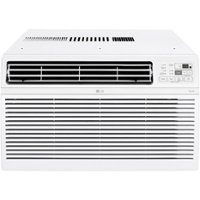 LG - 700 Sq. ft. Window Air Conditioner w/Wifi Controls - White - Front_Zoom