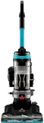 BISSELL - CleanView Rewind Upright Vacuum Cleaner - Black with Electric Blue accents - Front_Zoom