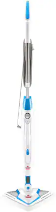 Front. BISSELL - PowerEdge Lift-Off 2-in-1 Sanitizing Steam Mop - Basanova Blue with White Accents.