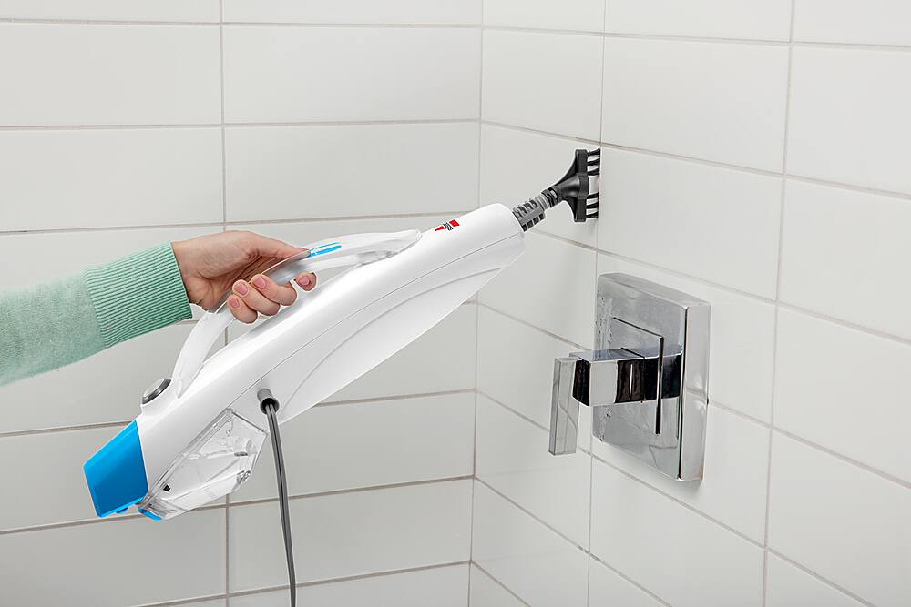 Alt View 15. BISSELL - PowerEdge Lift-Off 2-in-1 Sanitizing Steam Mop - Basanova Blue with White Accents.