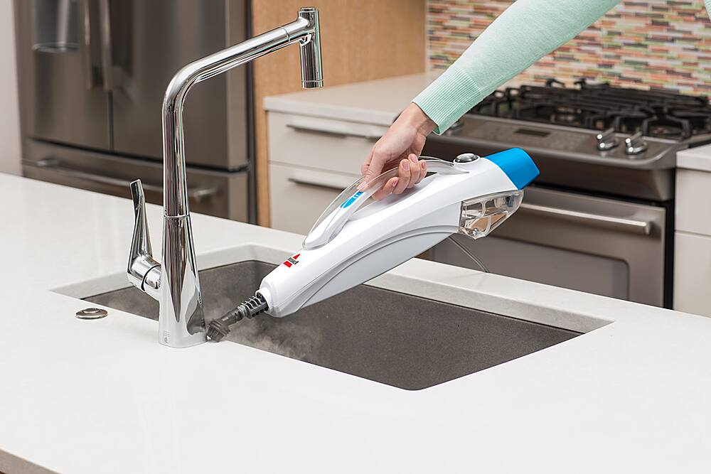 Alt View 16. BISSELL - PowerEdge Lift-Off 2-in-1 Sanitizing Steam Mop - Basanova Blue with White Accents.