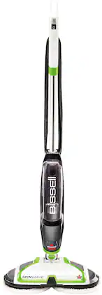 BISSELL - SpinWave Hard Floor Spin Mop - White with ChaCha Lime Accents