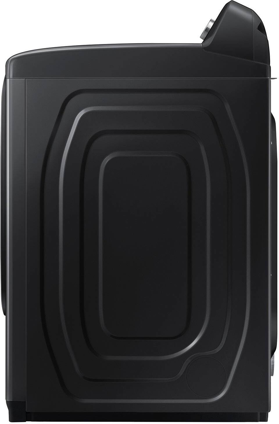 Alt View 14. Samsung - 7.4 Cu. Ft. Smart Electric Dryer with Sensor Dry - Black.