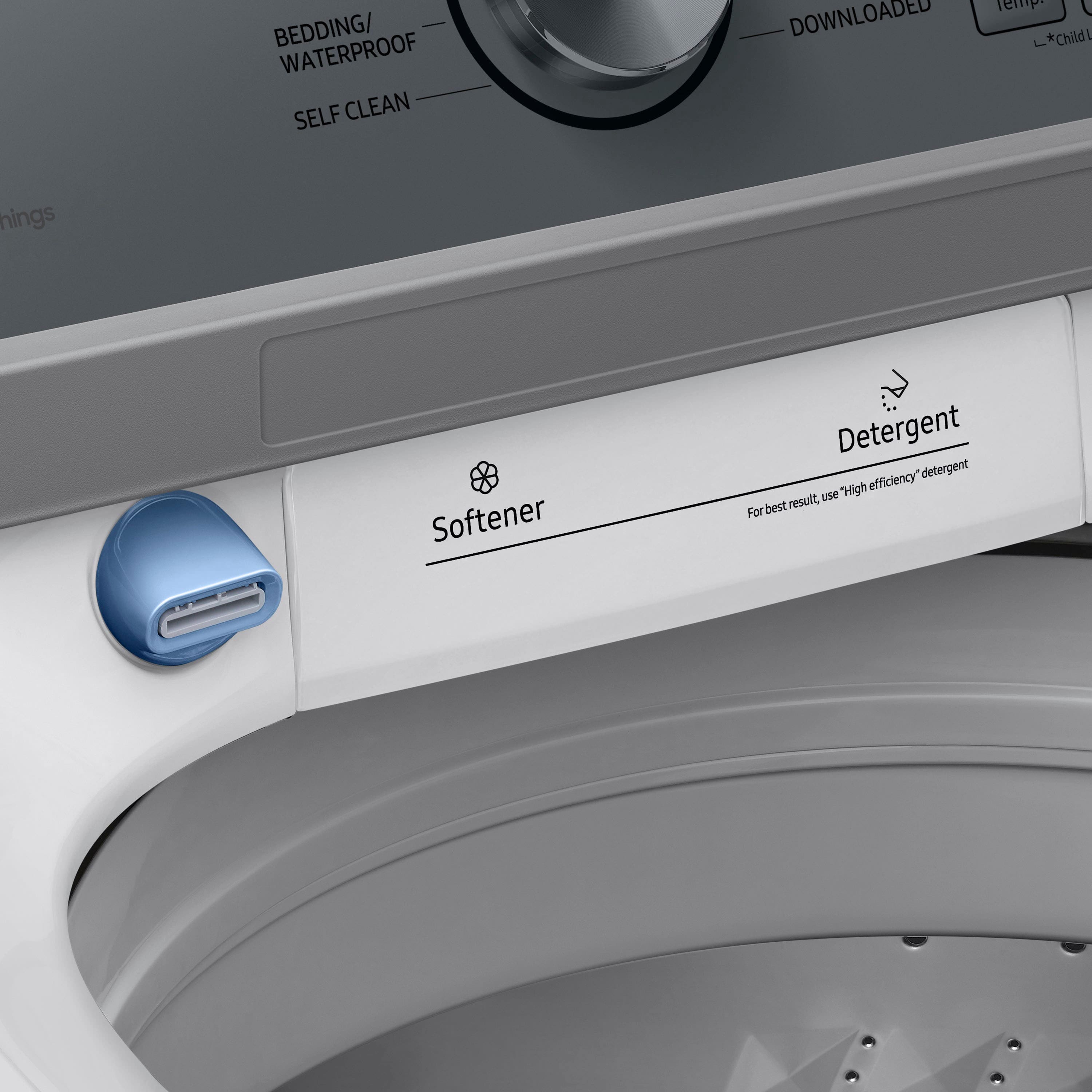 Samsung 4.6 Cu. Ft. High-Efficiency Smart Top Load Washer With ...