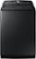Front. Samsung - 5.5 Cu. Ft. High-Efficiency Smart Top Load Washer with Super Speed Wash - Brushed Black.