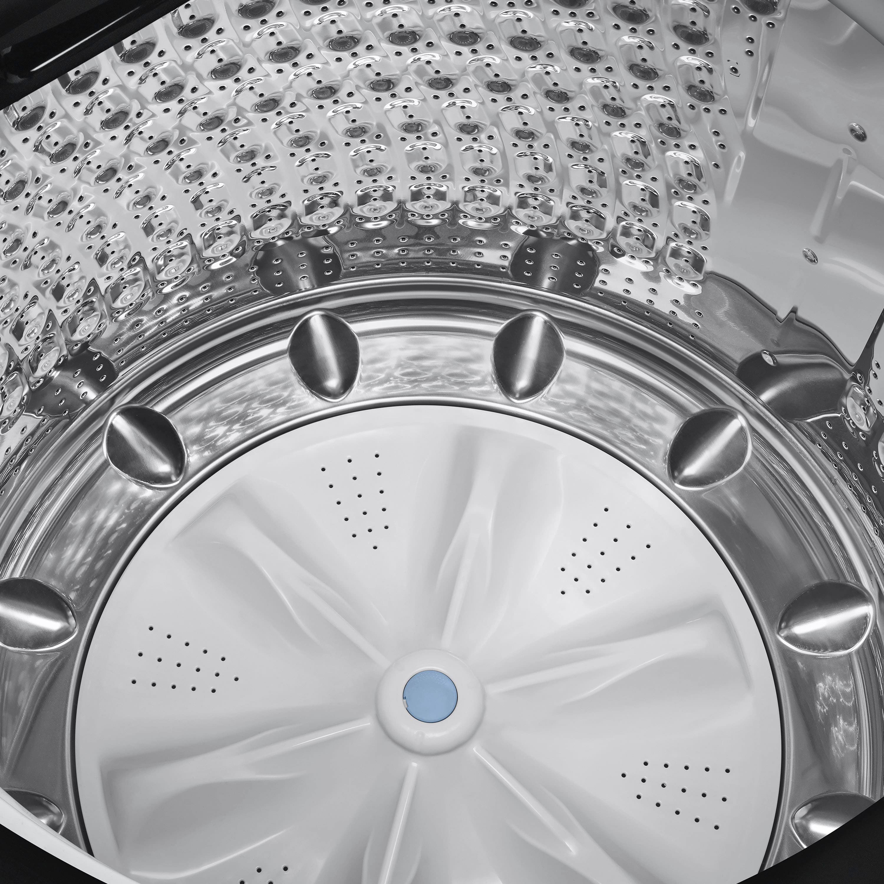 Alt View 17. Samsung - 5.5 Cu. Ft. High-Efficiency Smart Top Load Washer with Super Speed Wash - Brushed Black.