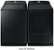 Alt View 19. Samsung - 5.5 Cu. Ft. High-Efficiency Smart Top Load Washer with Super Speed Wash - Brushed Black.