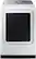 Front. Samsung - 7.4 Cu. Ft. Smart Electric Dryer with Steam Sanitize+ - White.