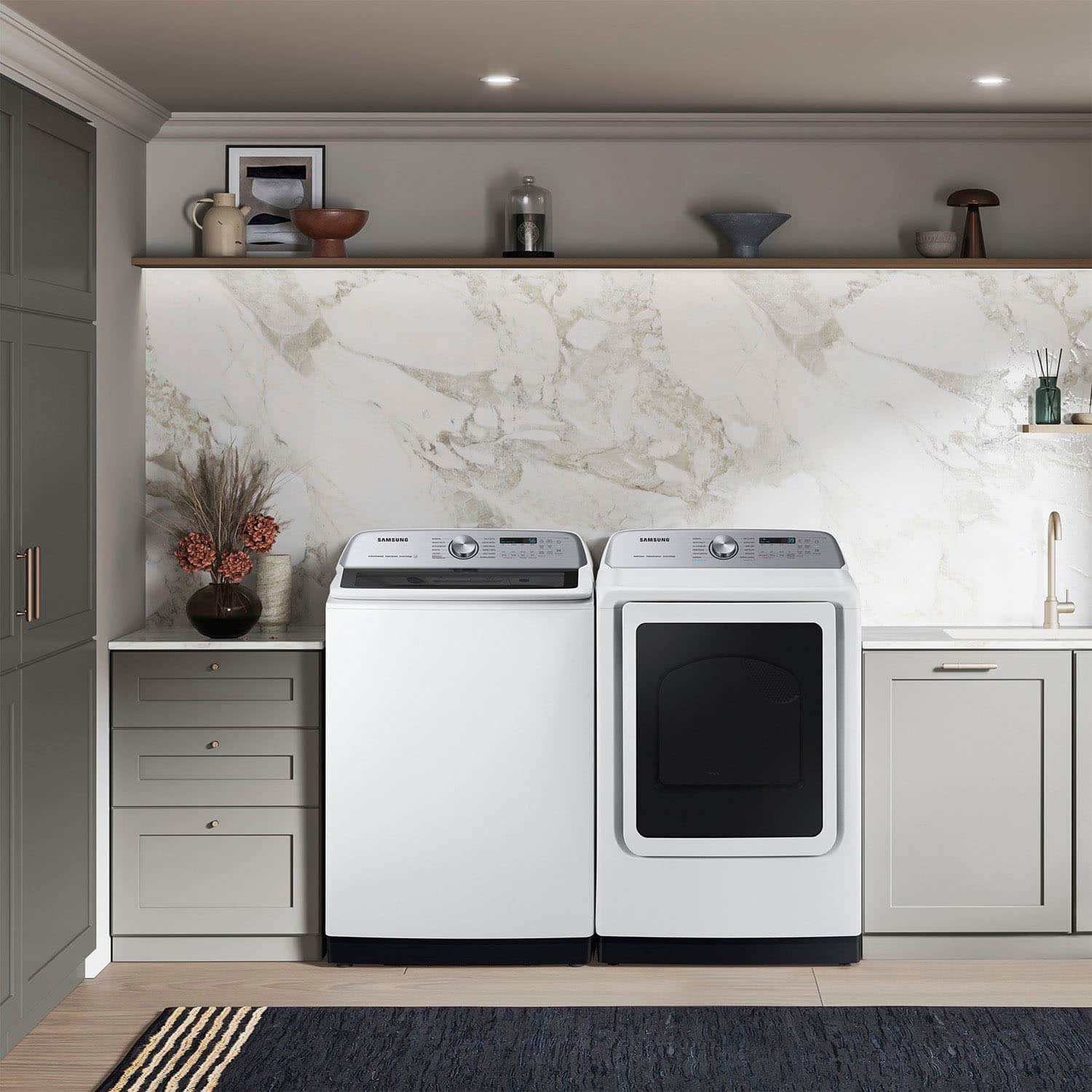 Alt View 11. Samsung - 5.5 Cu. Ft. High-Efficiency Smart Top Load Washer with Super Speed Wash - White.