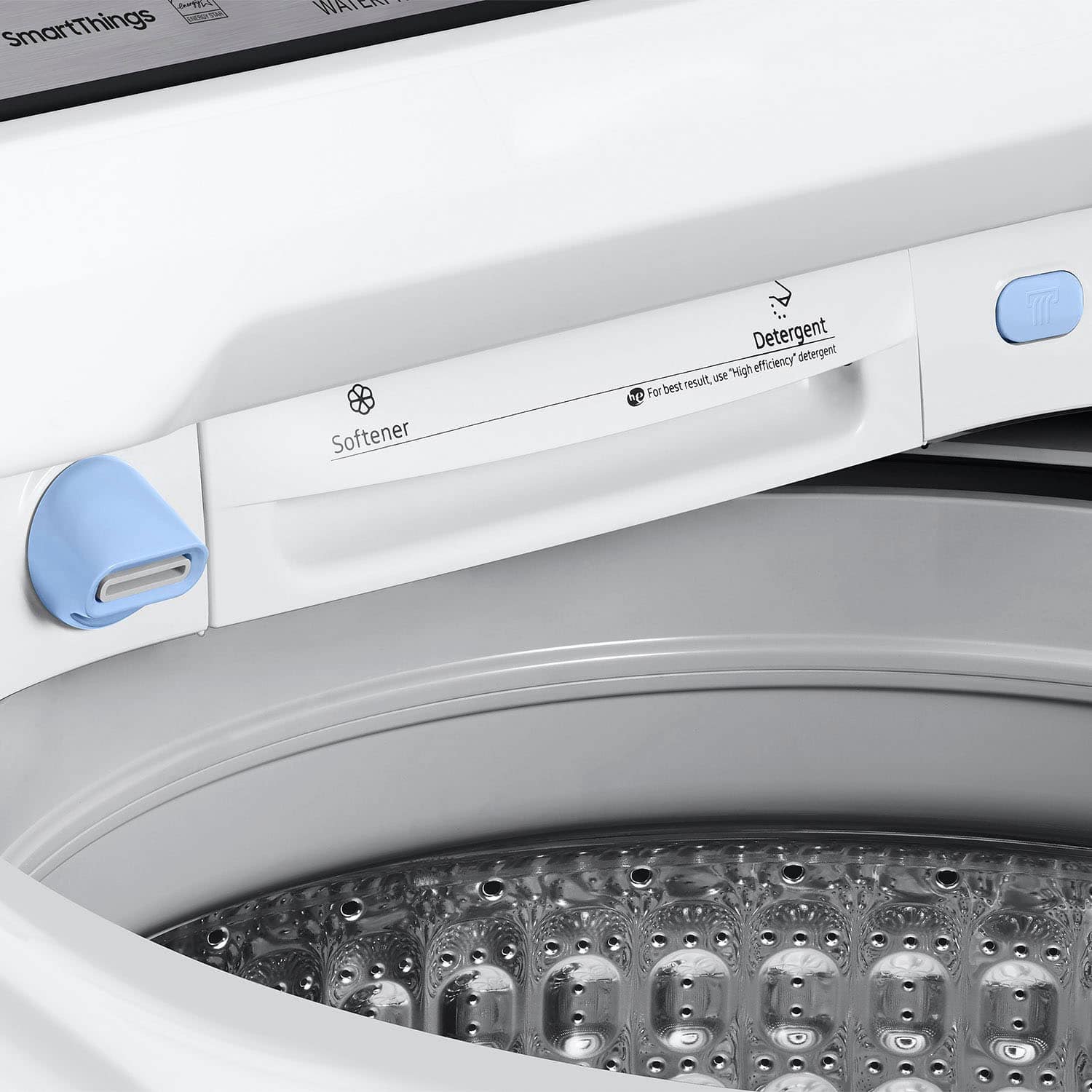 Alt View 17. Samsung - 5.5 Cu. Ft. High-Efficiency Smart Top Load Washer with Super Speed Wash - White.