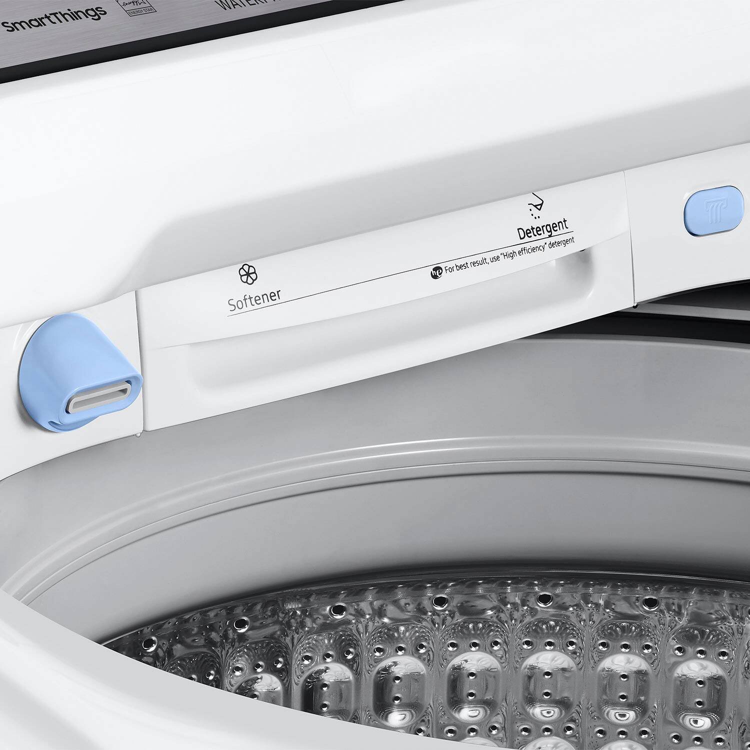 Alt View 17. Samsung - 5.5 Cu. Ft. High-Efficiency Smart Top Load Washer with Super Speed Wash - White.