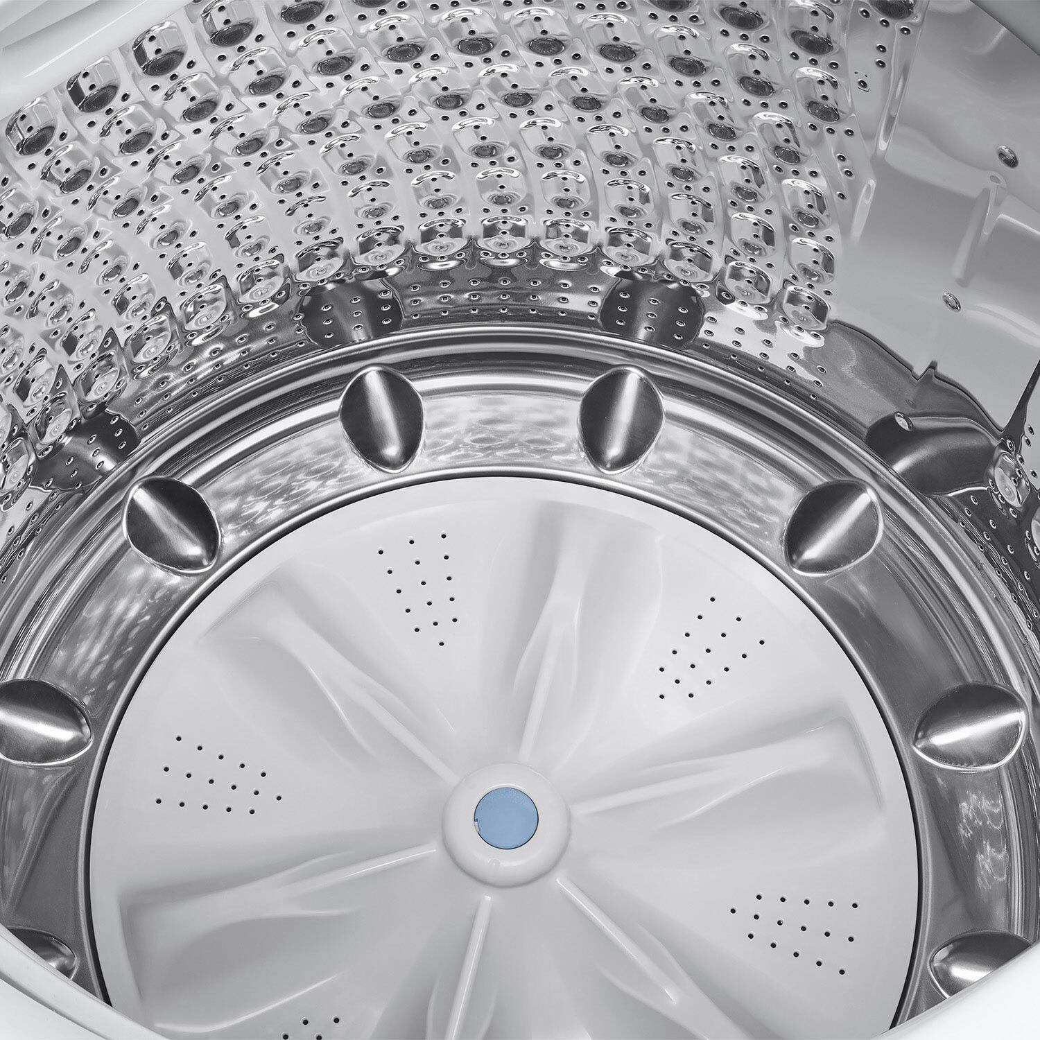 Alt View 19. Samsung - 5.5 Cu. Ft. High-Efficiency Smart Top Load Washer with Super Speed Wash - White.