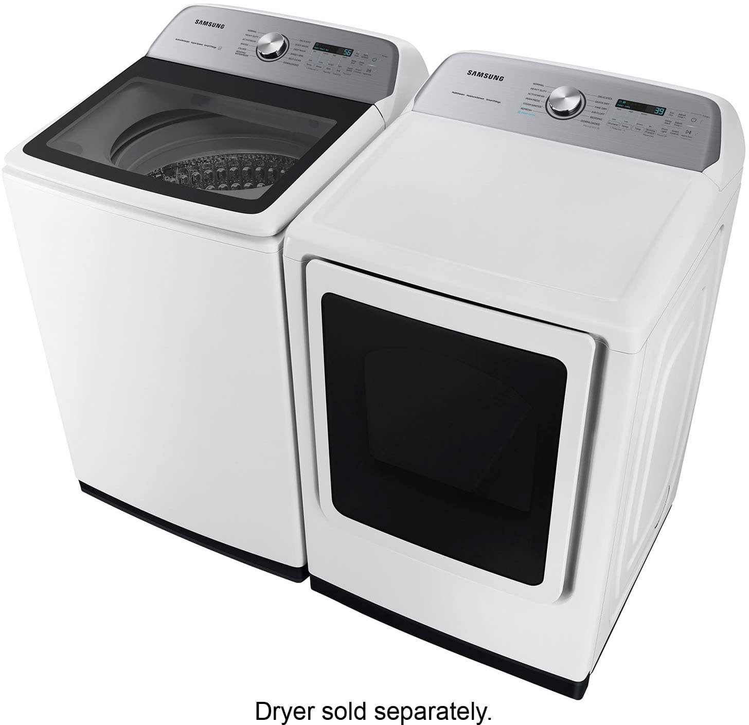 Alt View 22. Samsung - 5.5 Cu. Ft. High-Efficiency Smart Top Load Washer with Super Speed Wash - White.