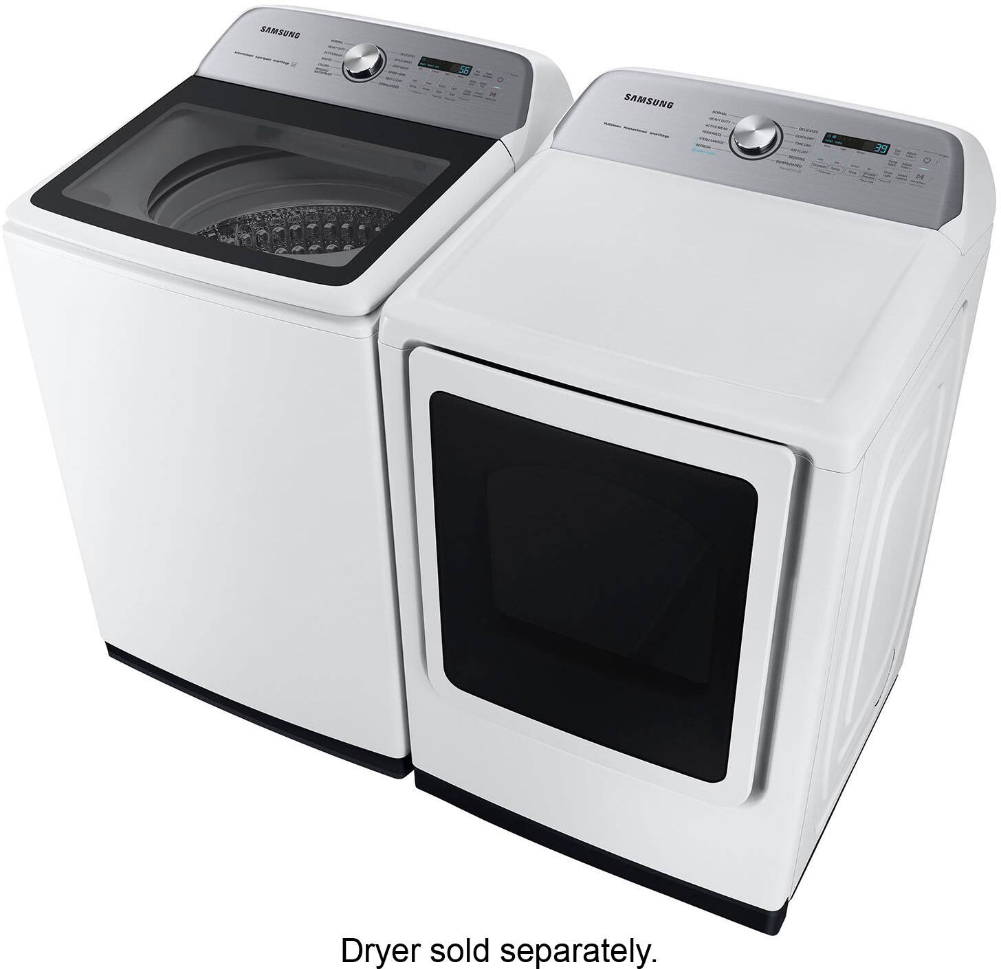 Alt View 22. Samsung - 5.5 Cu. Ft. High-Efficiency Smart Top Load Washer with Super Speed Wash - White.