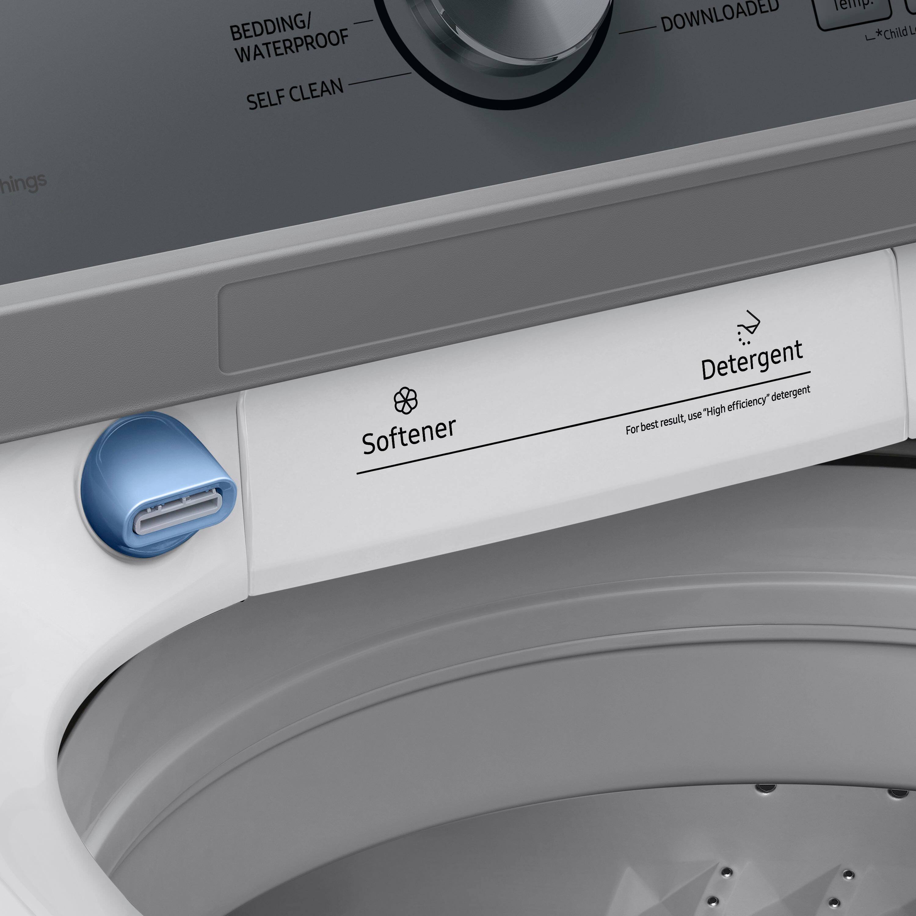 Alt View 16. Samsung - 4.7 Cu. Ft. High-Efficiency Smart Top Load Washer with Active WaterJet - White.