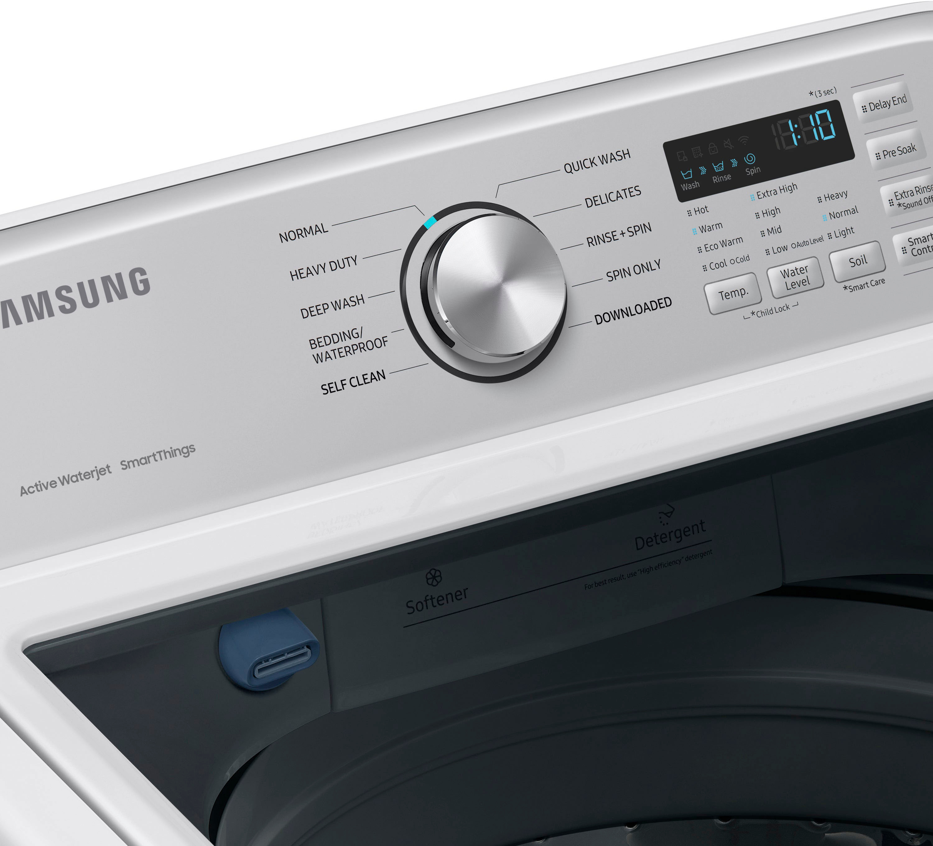 Samsung 4.7-cu ft High Efficiency Impeller Smart Top-Load Washer