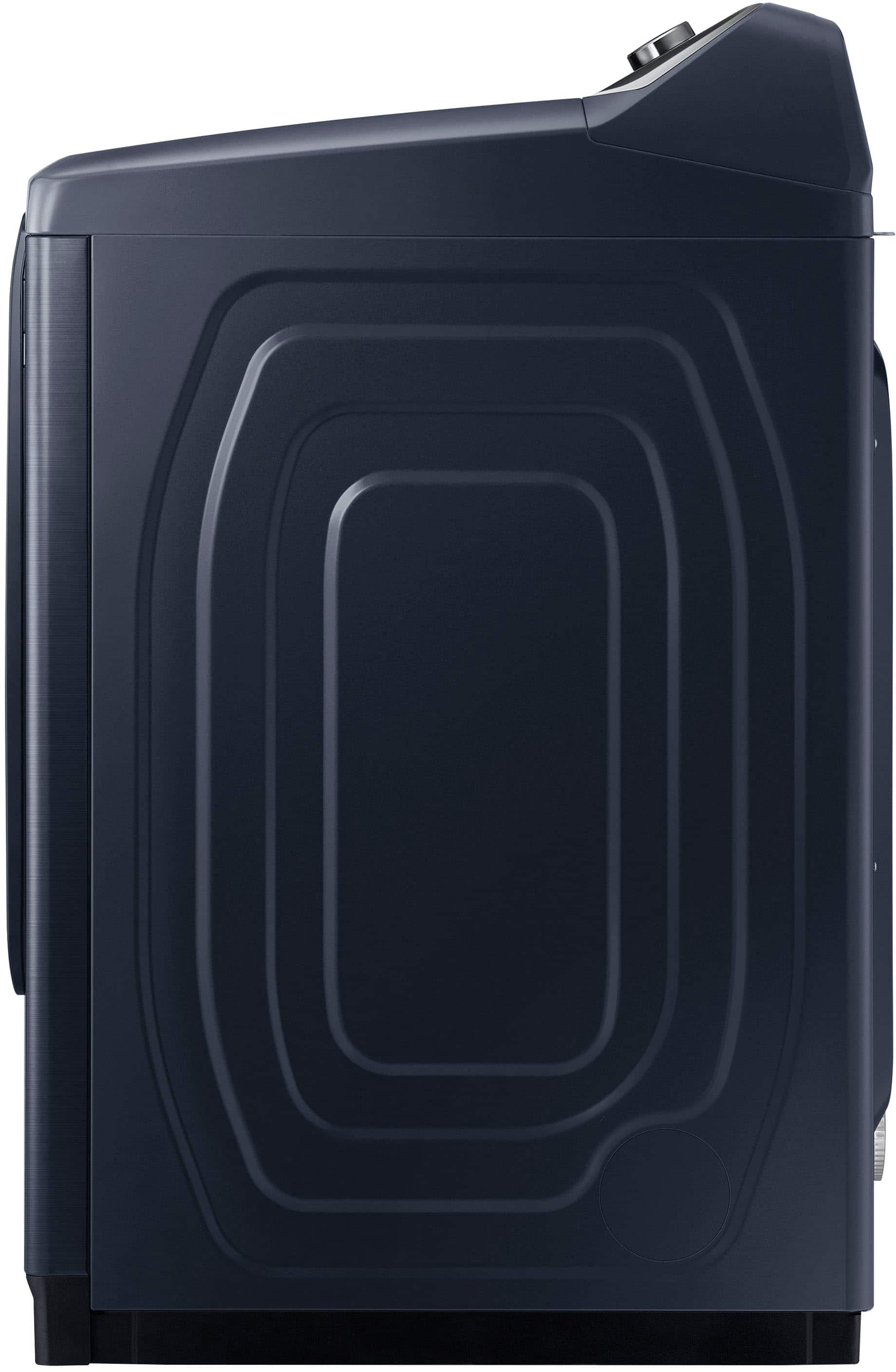 Alt View 13. Samsung - 7.4 Cu. Ft. Smart Electric Dryer with Steam and Pet Care Dry - Brushed Navy.