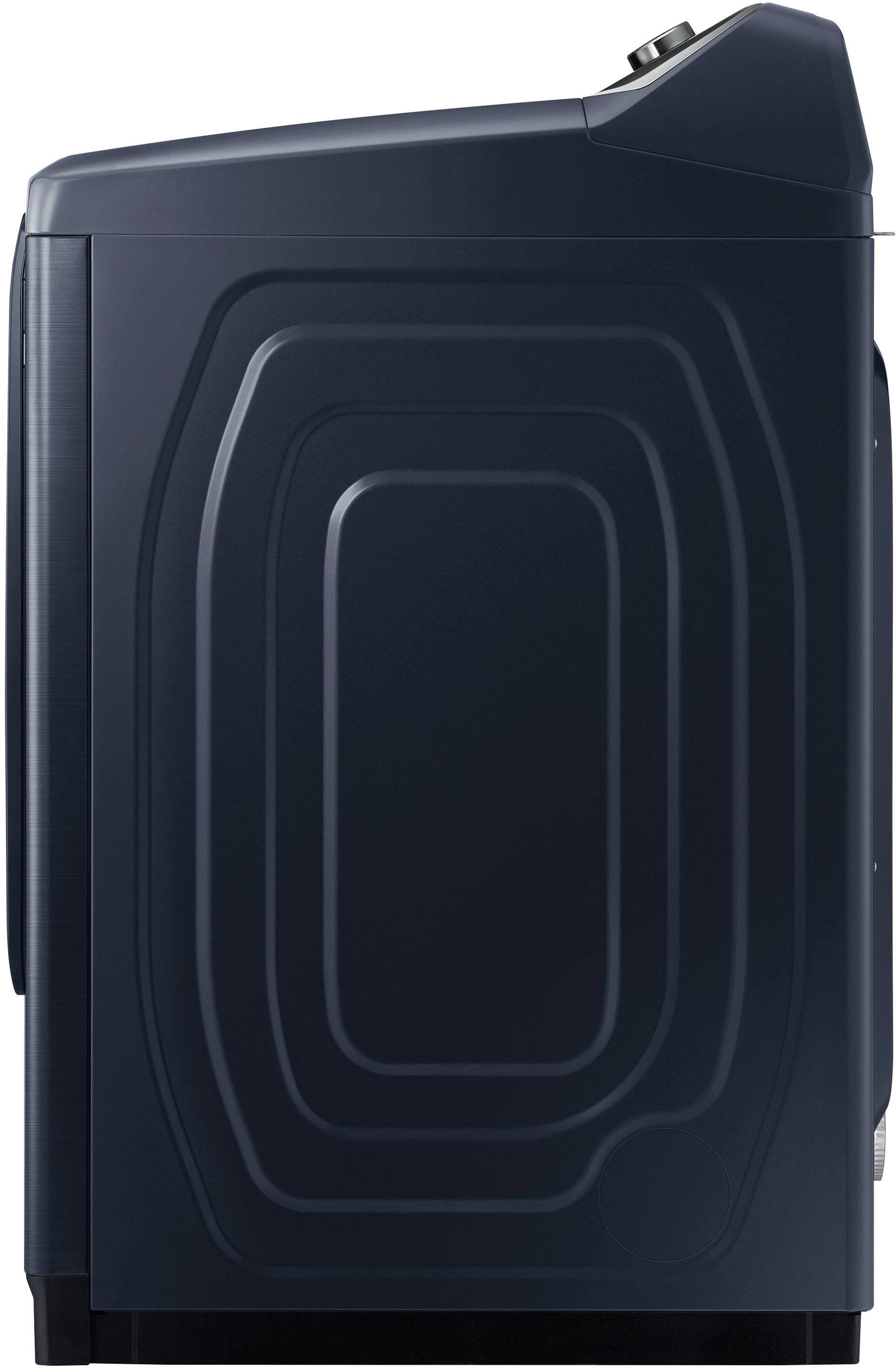 Alt View 13. Samsung - 7.4 Cu. Ft. Smart Electric Dryer with Steam and Pet Care Dry - Brushed Navy.
