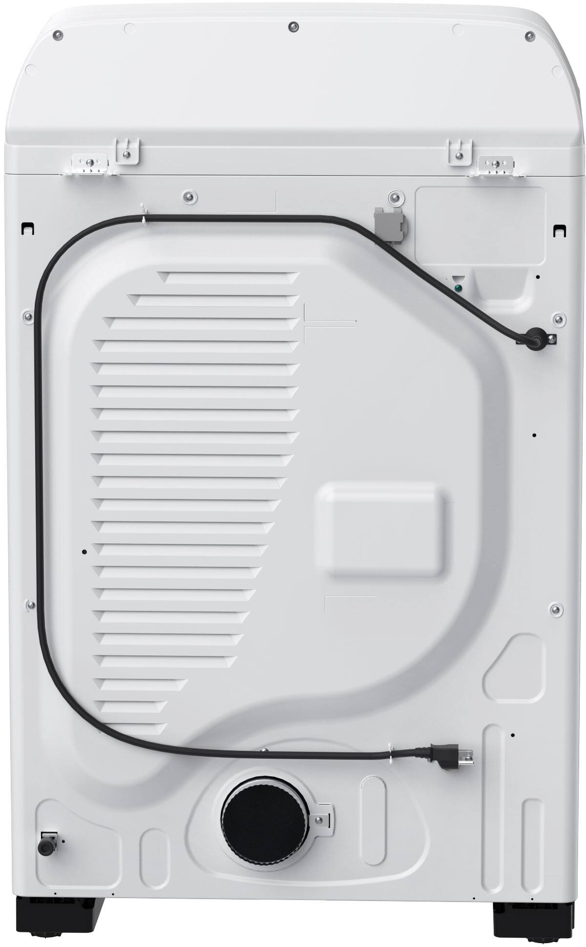 Alt View 14. Samsung - 7.4 Cu. Ft. Smart Gas Dryer with Steam and Pet Care Dry - White.